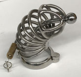 Instituted Cock Cage & Penis Plug Large Male Chastity